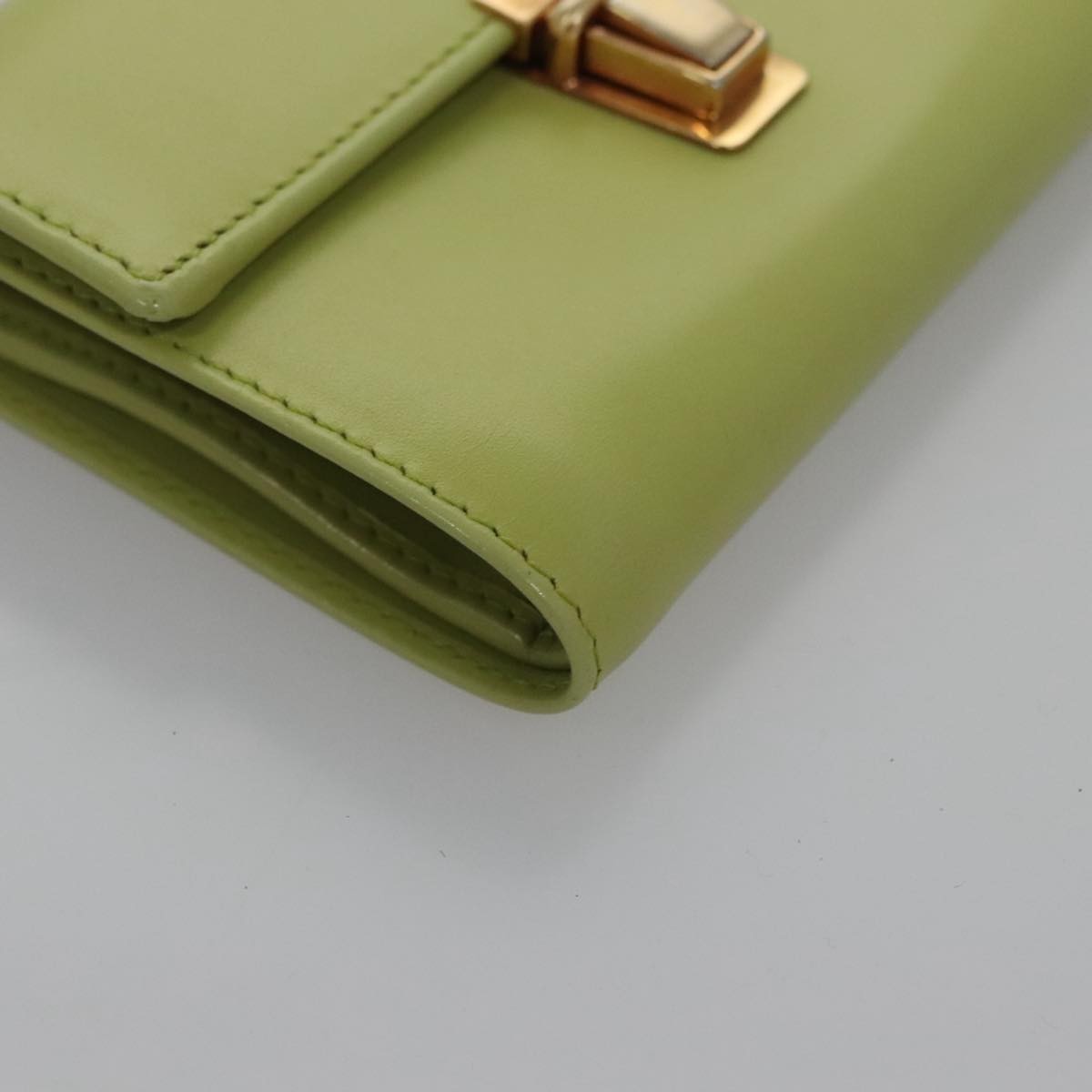 Prada Wallet, Green, Leather, Wallet