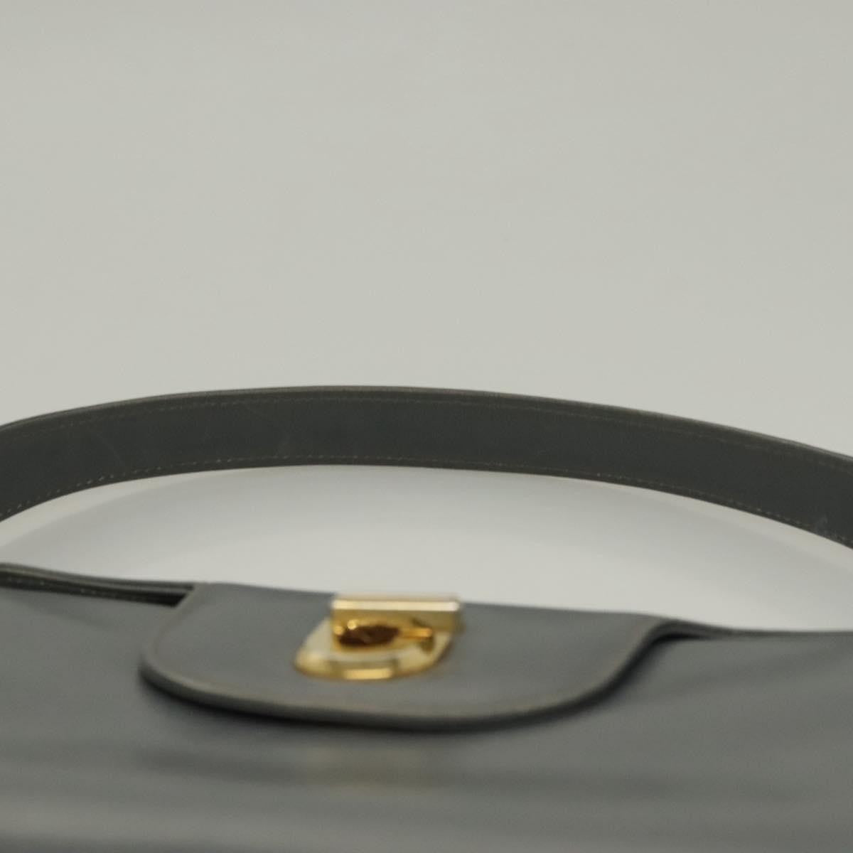 Gucci 1973 Top Handle Bag Leather, GRAY, LEATHER, Handbag