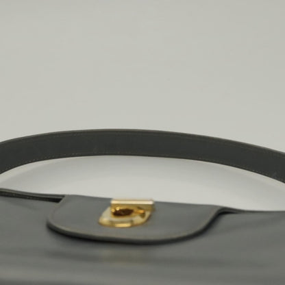 Gucci 1973 Top Handle Bag Leather, GRAY, LEATHER, Handbag