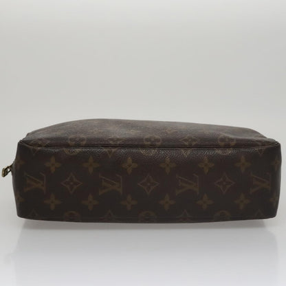 Louis Vuitton Trousse Toiletry Pouch Monogram Canvas, BROWN, CANVAS, Toiletry Case