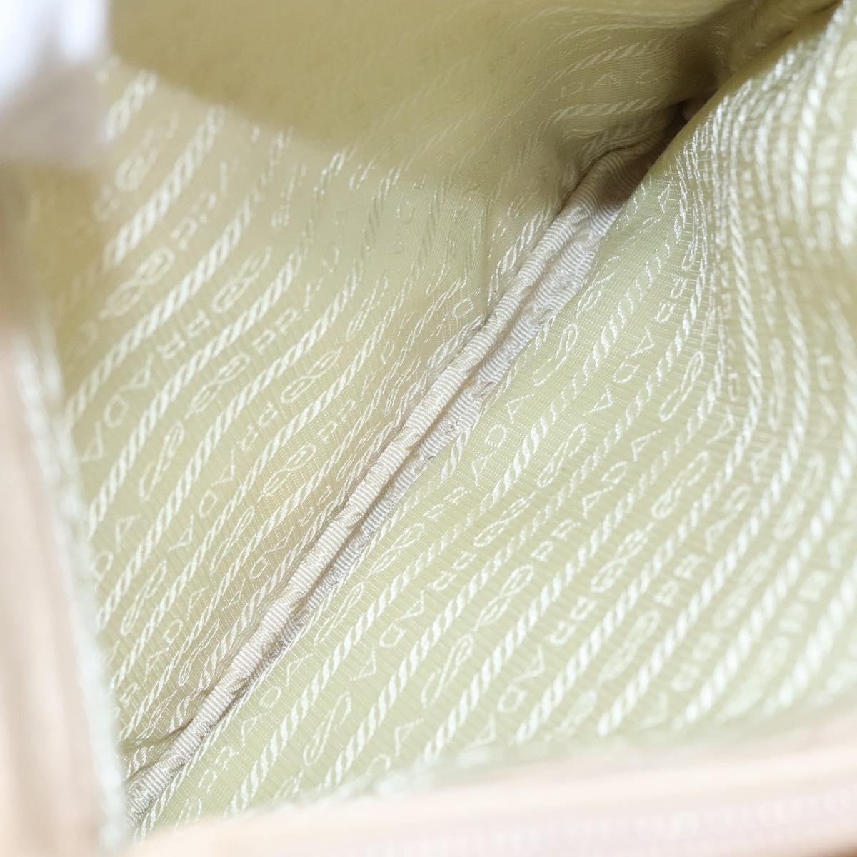 Prada Zip Messenger Canvas, BEIGE, CANVAS, Shoulder bag