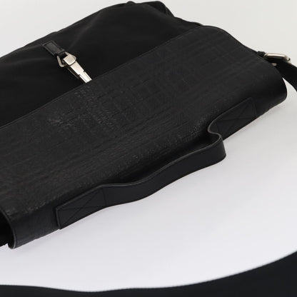 Burberry Vintage Shoulder Bag Nylon, BLACK, NYLON, Shoulder bag
