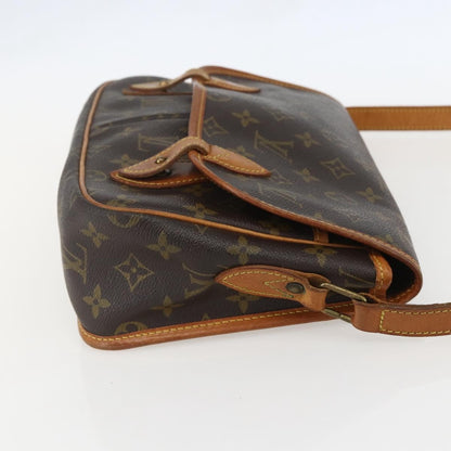 Louis Vuitton Sac Gibeciere Messenger Bag Monogram Canvas, BROWN, CANVAS, Shoulder bag