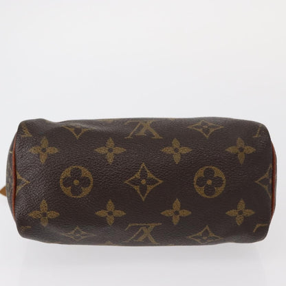 Louis Vuitton Speedy Mini HL Handbag Monogram Canvas, BROWN, CANVAS, Handbag