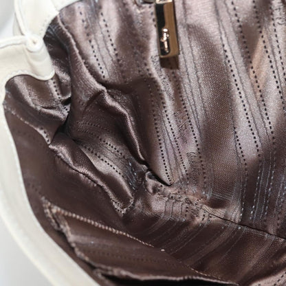 Salvatore Ferragamo Vala Shoulder Bag Leather, BEIGE, LEATHER, Shoulder bag