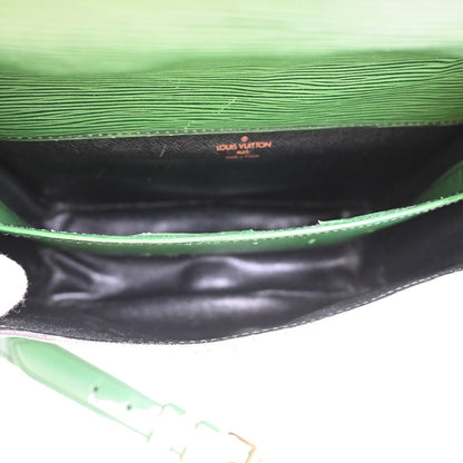 Louis Vuitton Cartouchiere Handbag Epi Leather, GREEN, LEATHER, Handbag