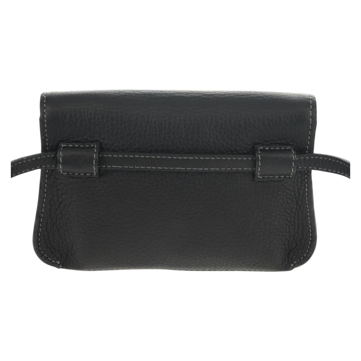 Chloe Marcie Belt Bag Leather, BLACK, LEATHER, Shoulder bag