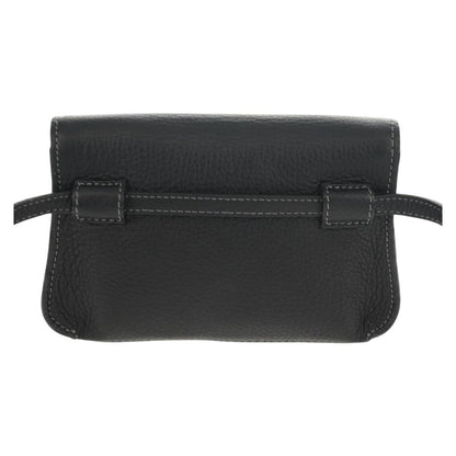 Chloe Marcie Belt Bag Leather, BLACK, LEATHER, Shoulder bag