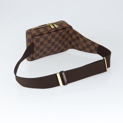Louis Vuitton Geronimos Waist Bag Damier, BROWN, CANVAS, Clutche & pouche