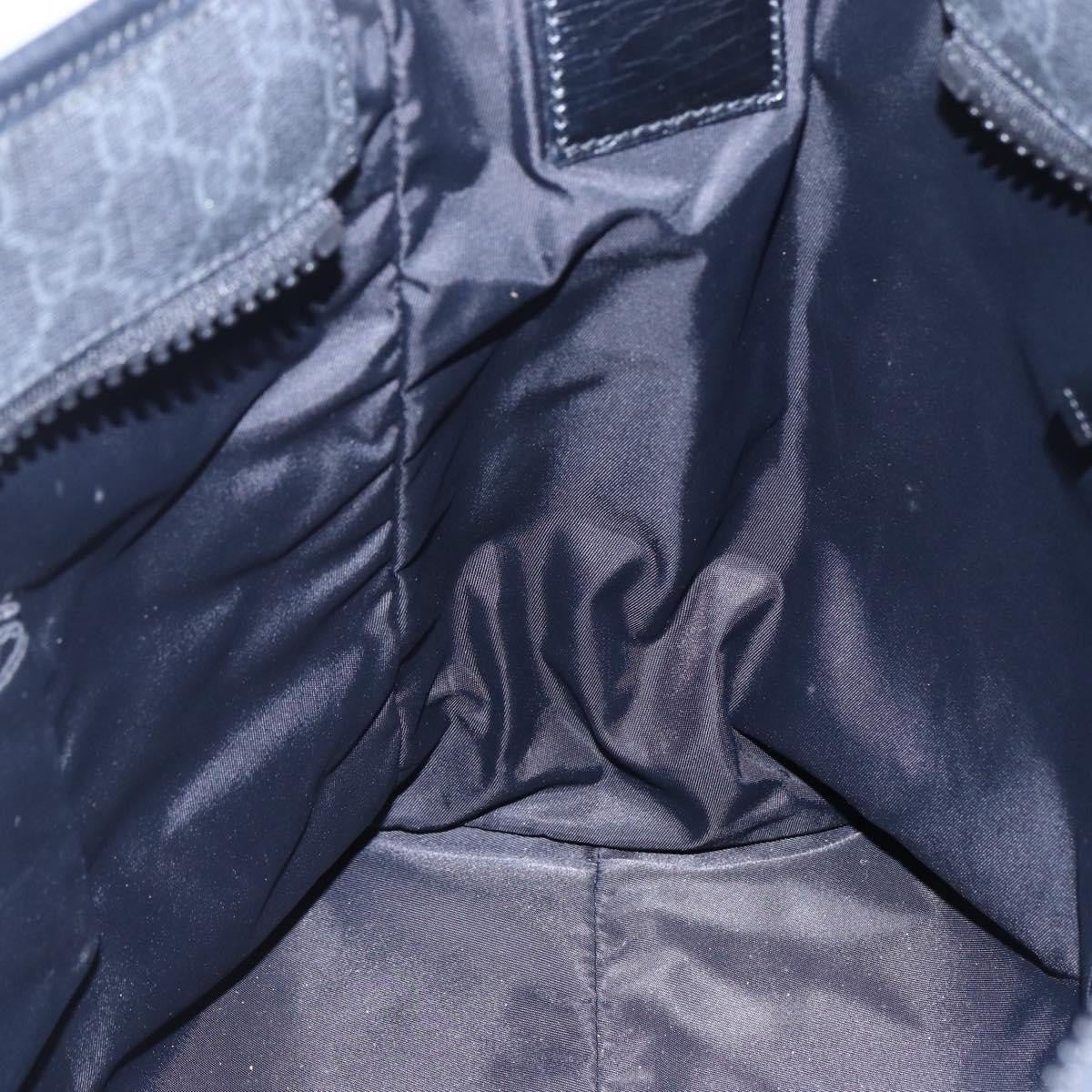 Gucci Convertible Zip Tote GG Canvas, BLACK, PVC, Tote bag