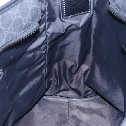 Gucci Convertible Zip Tote GG Canvas, BLACK, PVC, Tote bag