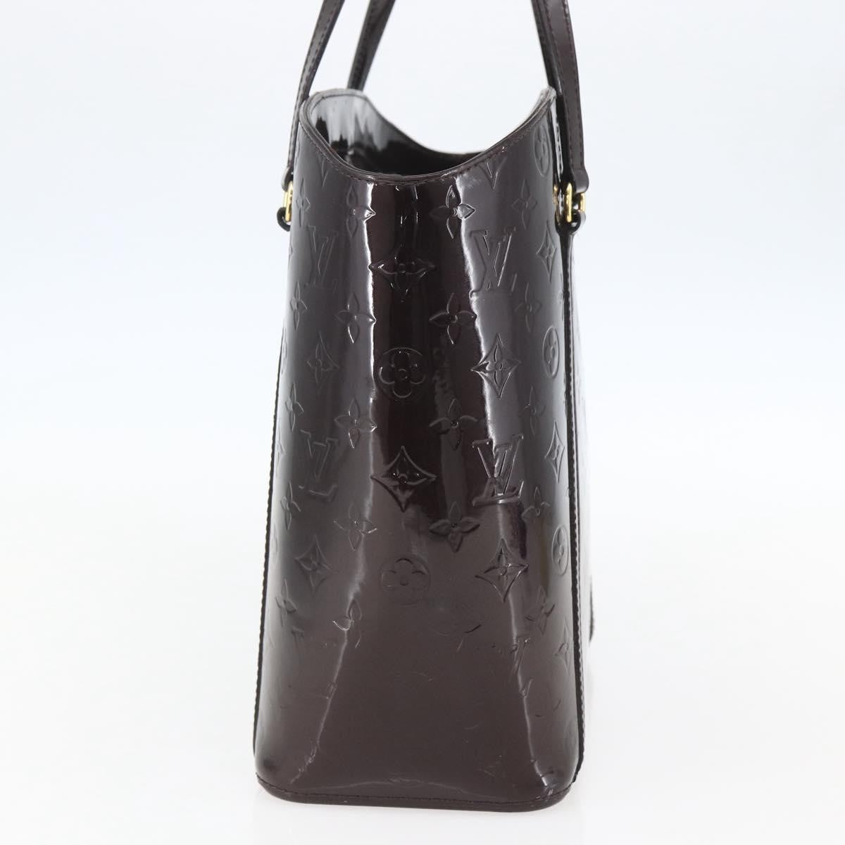 Louis Vuitton Avalon Handbag Monogram Vernis, PURPLE, PATENT_LEATHER, Handbag