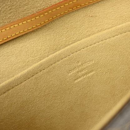 Louis Vuitton Twin Handbag Monogram Canvas, BROWN, CANVAS, Clutche & pouche