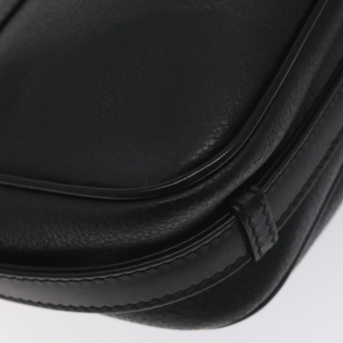 Gucci Vintage Shoulder Bag Leather, BLACK, LEATHER, Shoulder bag