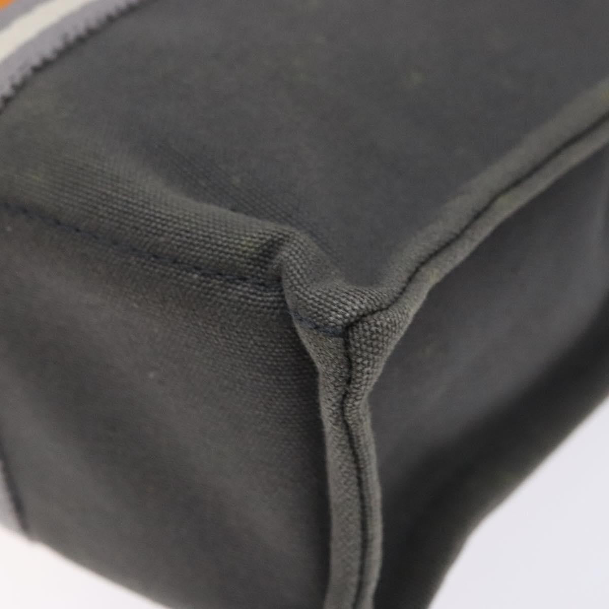 Hermes Fourre Tout Tote Canvas, GRAY, CANVAS, Tote bag