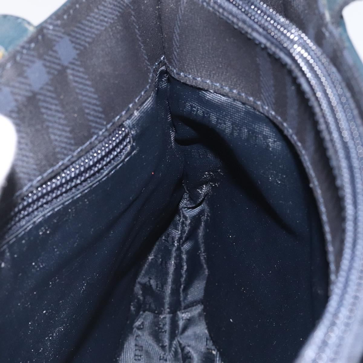 Burberry Nova Handbag Canvas, NAVY, PVC, Handbag