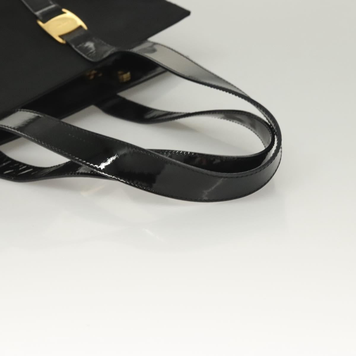 Salvatore Ferragamo Vala tote Nylon, BLACK, NYLON, Tote bag