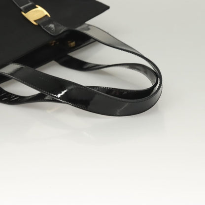 Salvatore Ferragamo Vala tote Nylon, BLACK, NYLON, Tote bag