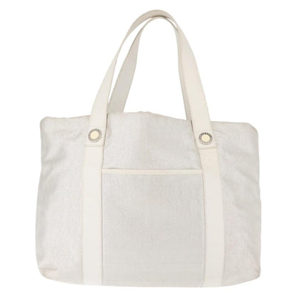 Bvlgari Logomania Tote bag Canvas, SILVER, CANVAS, Tote bag