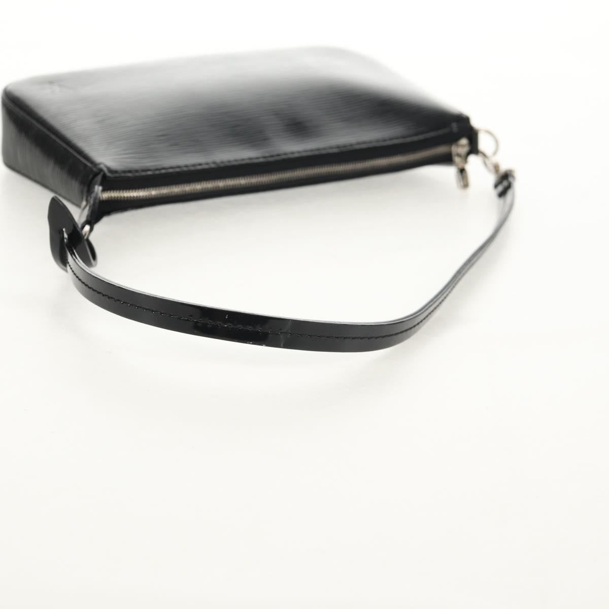Louis Vuitton Pochette Accessoires NM Electric Epi Leather, BLACK, LEATHER, Clutche & pouche