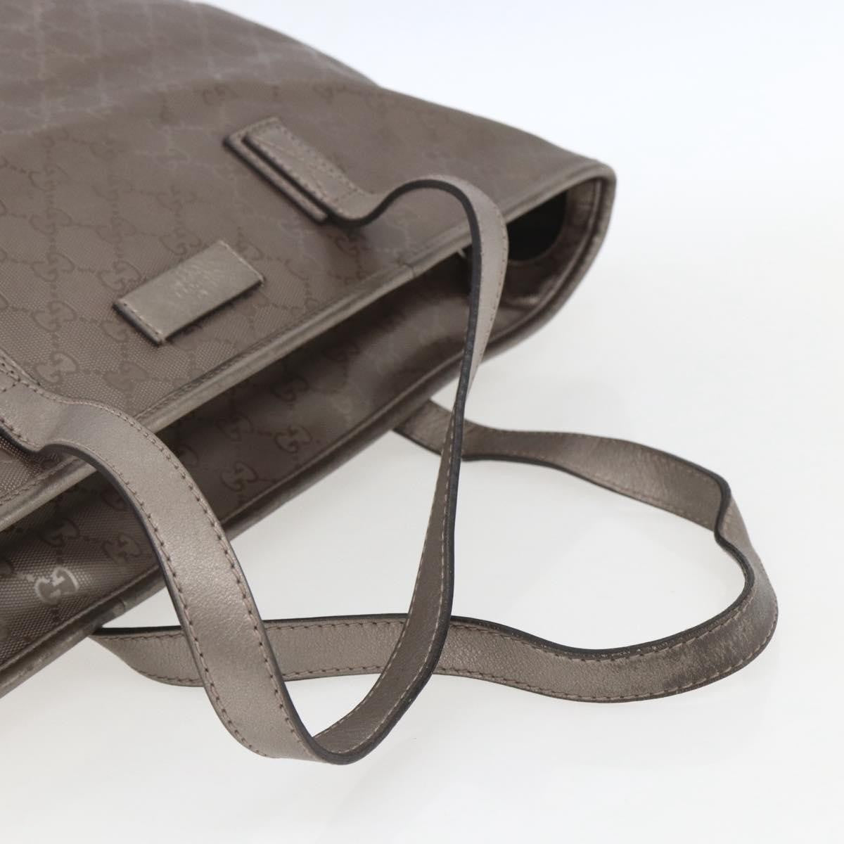 Gucci Plus Tote GG Imprime, SILVER, PVC, Tote bag