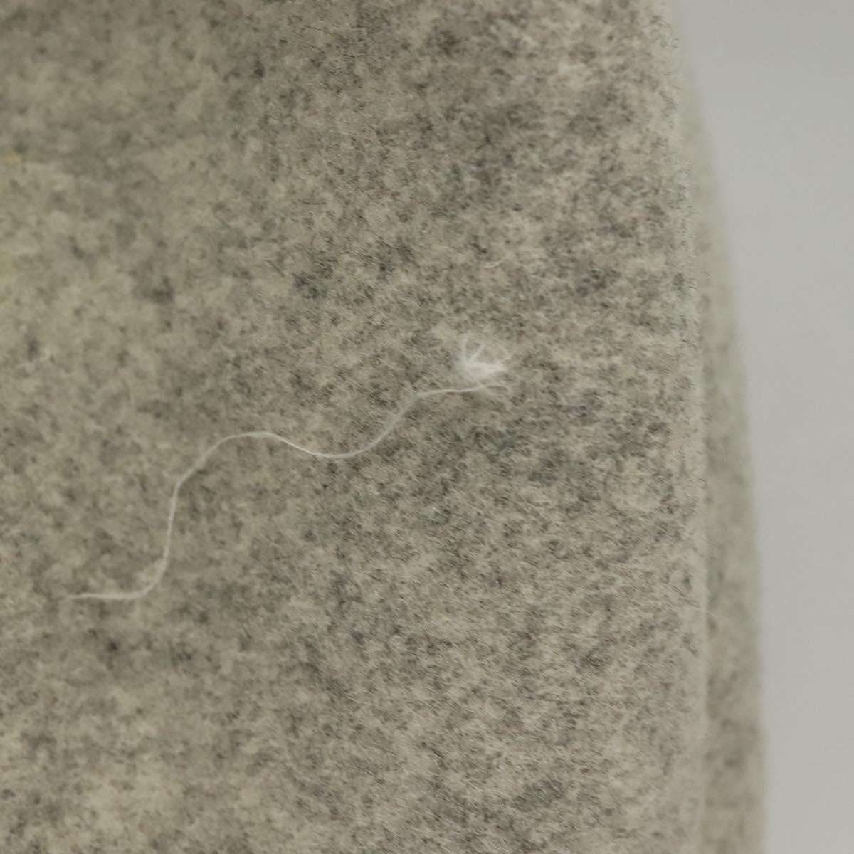 Fendi 2Jours Bag Felted Wool and Astrakhans, GRAY, WOOL, Tote bag