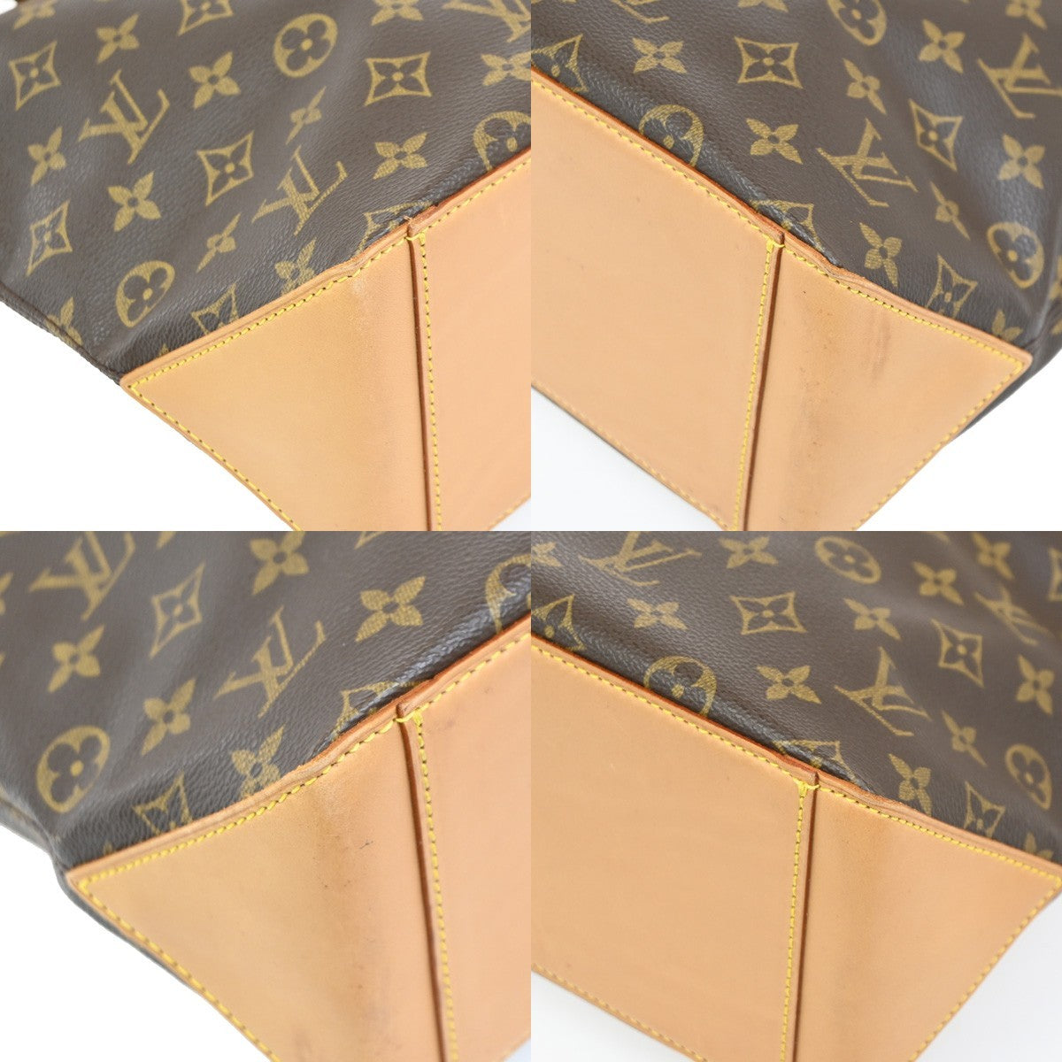 Louis Vuitton Cabas Piano Monogram Canvas, BROWN, CANVAS, Tote bag