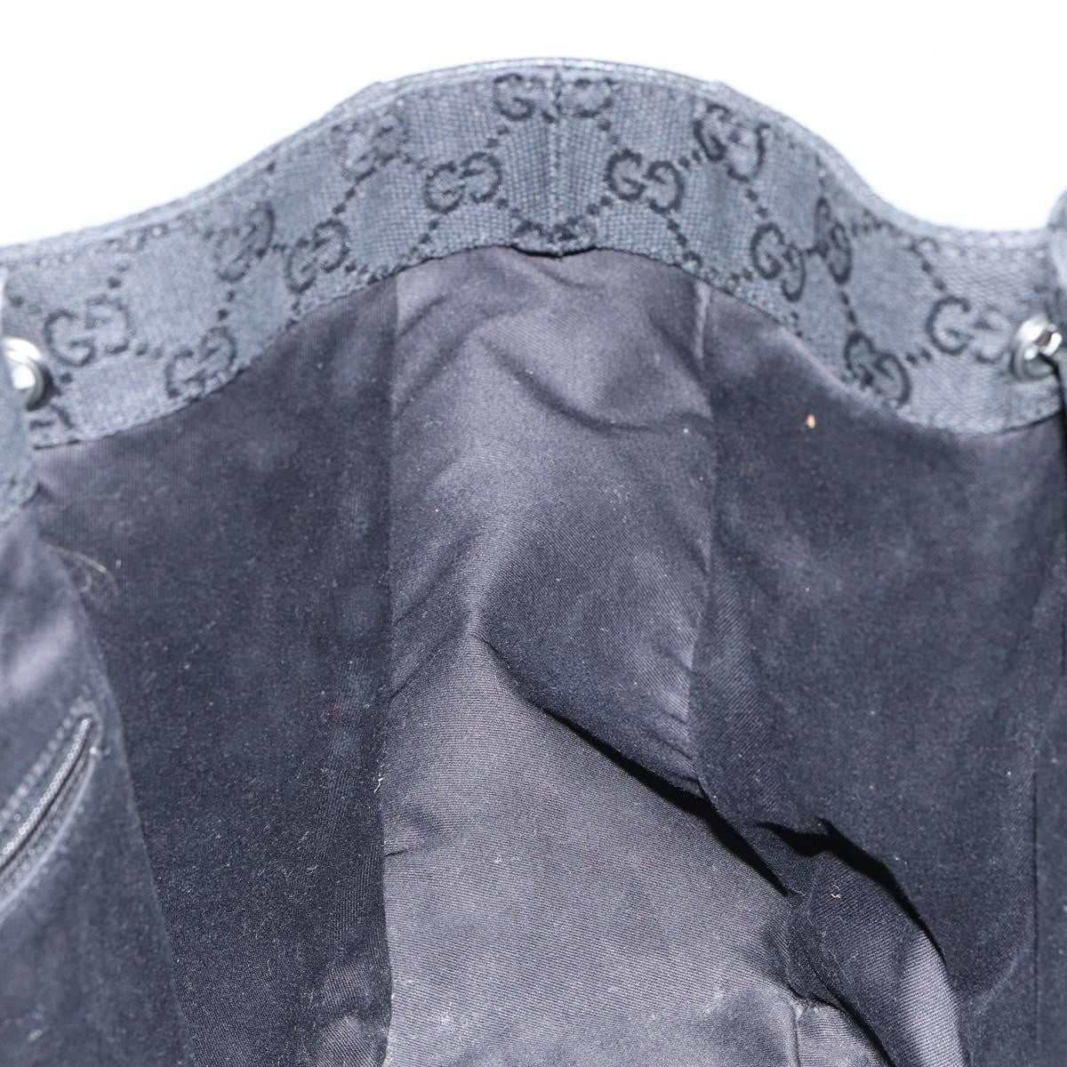 Gucci Vintage tote GG Canvas, BLACK, CANVAS, Tote bag