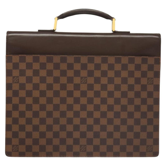 Louis Vuitton Altona Bag Damier, BROWN, CANVAS, Briefcase