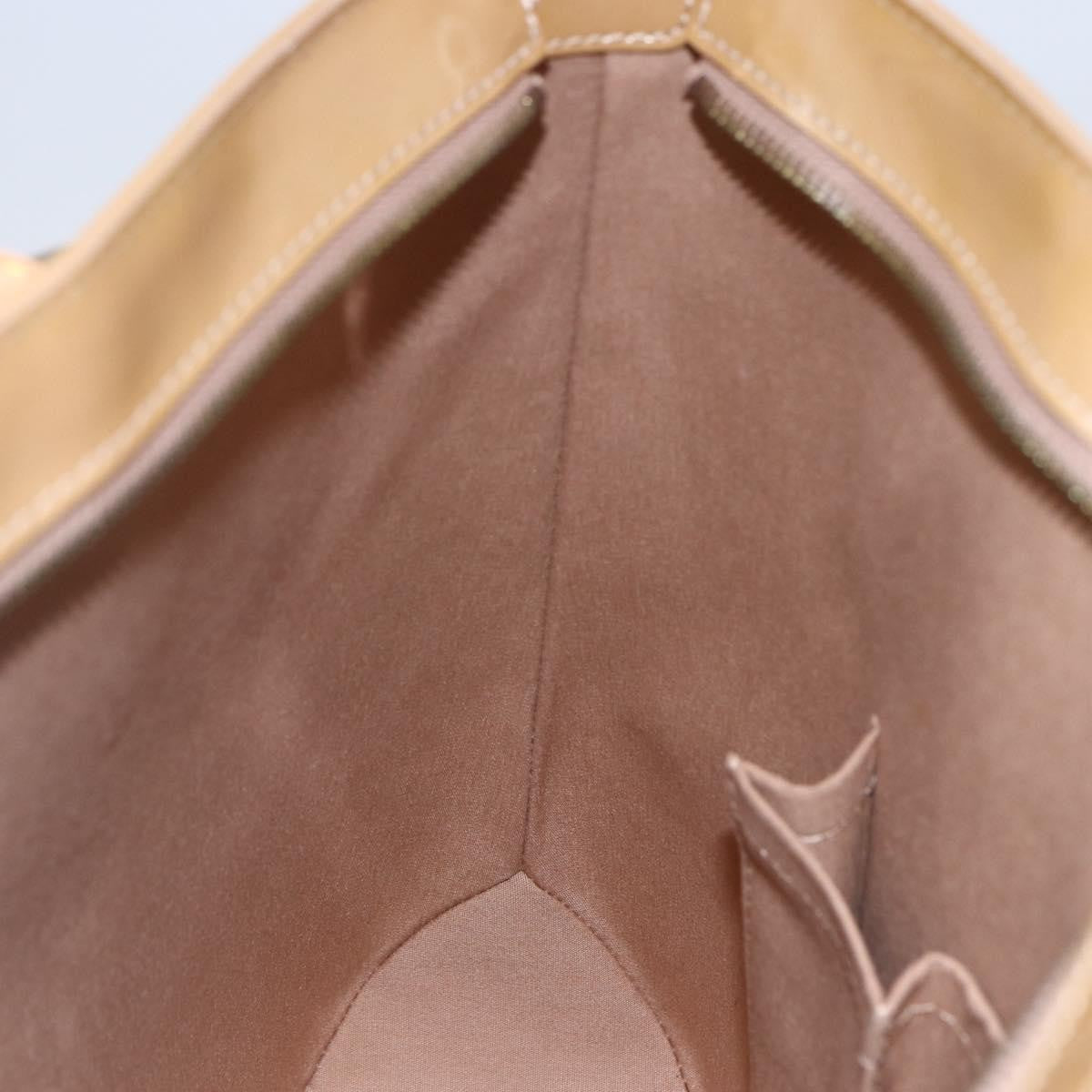 Louis Vuitton Brentwood Handbag Monogram Vernis, BROWN, PATENT_LEATHER, Handbag