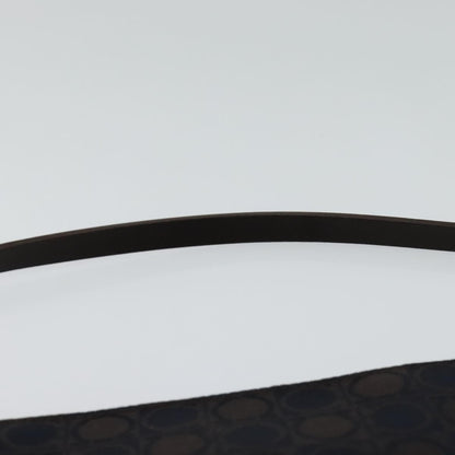 Salvatore Ferragamo Gancini handbag Canvas, NAVY, CANVAS, Handbag