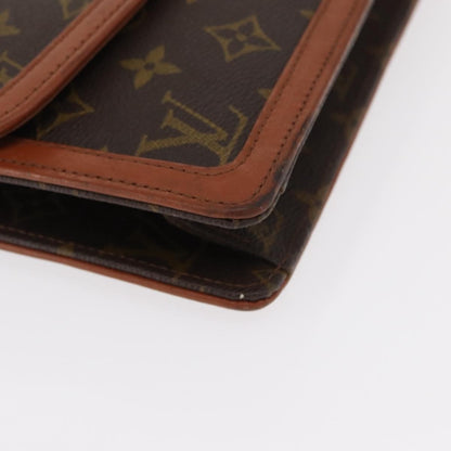 Louis Vuitton Dame Pochette Monogram Canvas, BROWN, CANVAS, Clutche & pouche