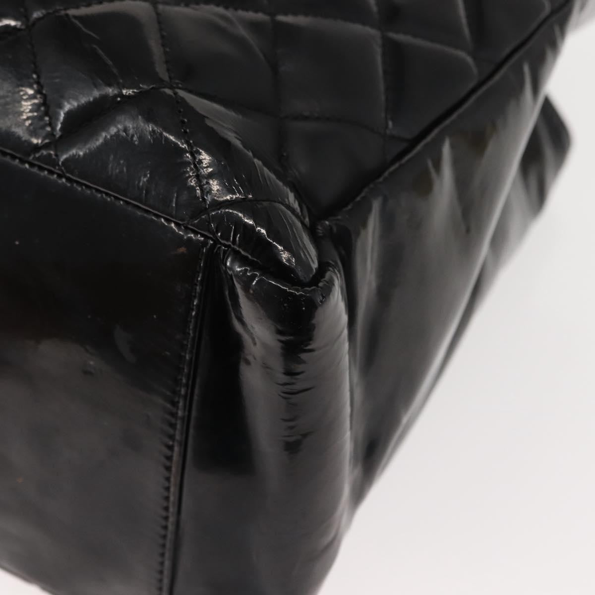 Chanel Grand Shopping Tote Quilted Patent, BLACK, PATENT_LEATHER, Tote bag