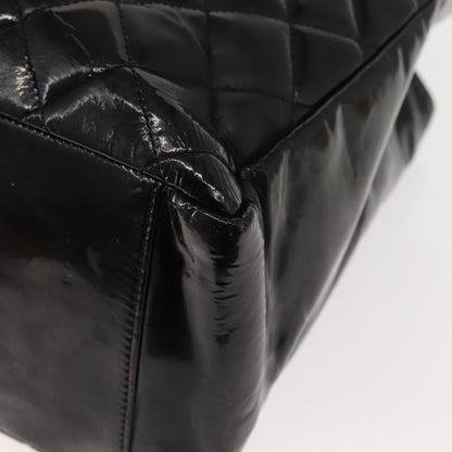 Chanel Grand Shopping Tote Quilted Patent, BLACK, PATENT_LEATHER, Tote bag