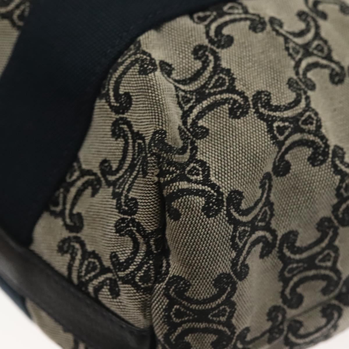 Celine Vintage Macadam Handbag Macadam, NAVY, CANVAS, Handbag