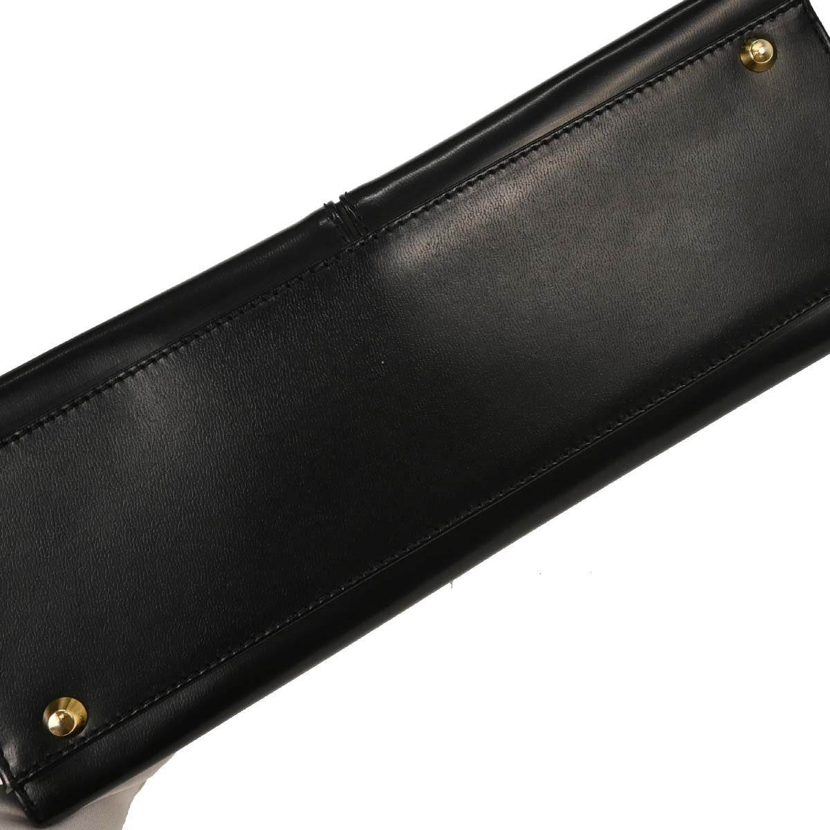 Saint Laurent Vintage Handbag Leather, BLACK, LEATHER, Handbag