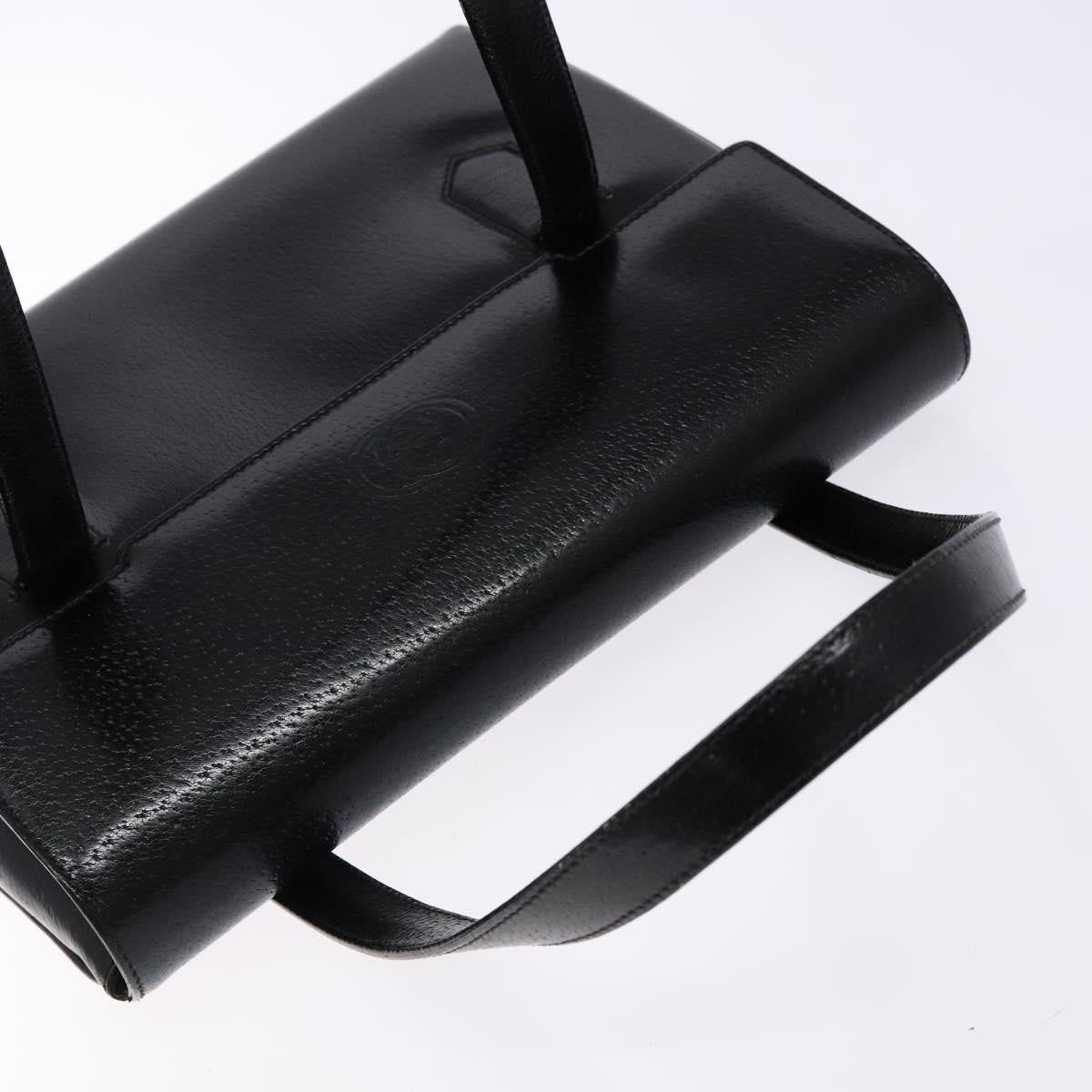 Gucci Vintage Handbag Leather, BLACK, LEATHER, Handbag