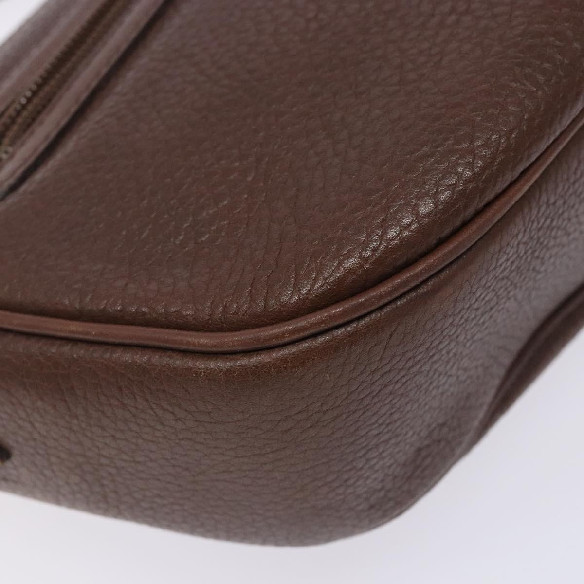 Burberry Flap Shoulder Bag Leather, BROWN, LEATHER, Shoulder bag