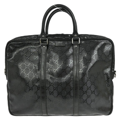 Gucci Convertible Briefcase GG Imprime, BLACK, CANVAS, Travel bag