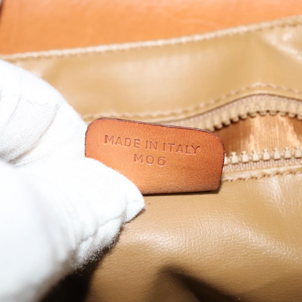 Celine Macadam Shoulder Bag PVC Leather, BEIGE, CANVAS, Shoulder bag