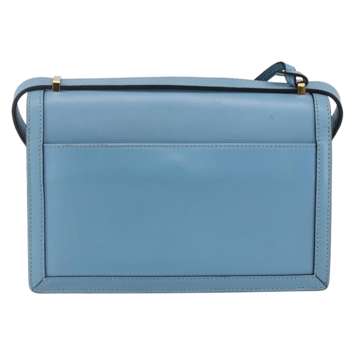 Loewe Barcelona Shoulder Bag Leather, BLUE, LEATHER, Shoulder bag