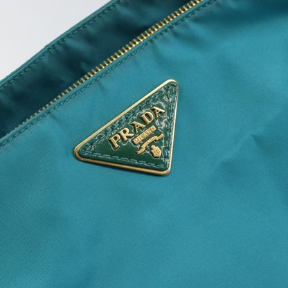 Prada Vintage Handbag Tessuto, TURQUOISE, NYLON, Handbag