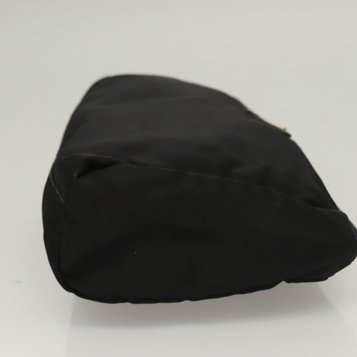 Prada Zip Pouch Tessuto, BLACK, NYLON, Clutche & pouche