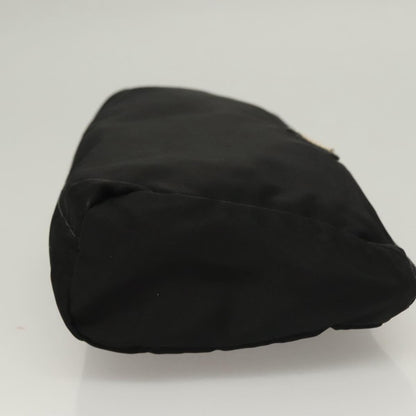 Prada Zip Pouch Tessuto, BLACK, NYLON, Clutche & pouche