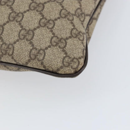 Gucci Flat Messenger Bag GG Canvas, BEIGE, CANVAS, Shoulder bag