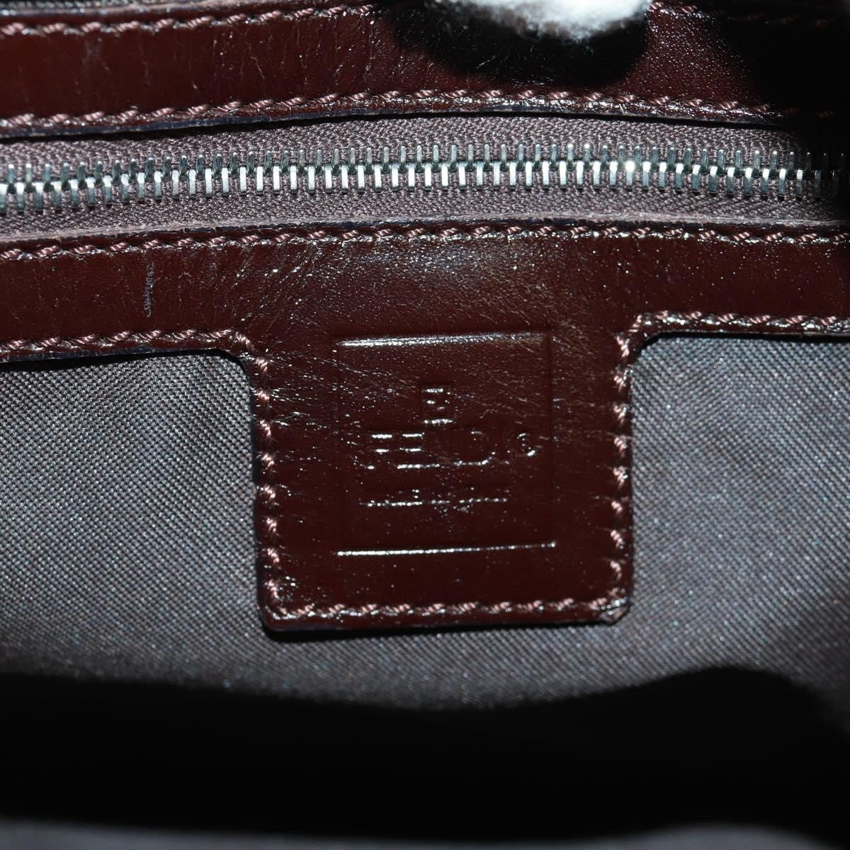 Fendi Mamma Baguette Zucca canvas, BLACK, CANVAS, Shoulder bag