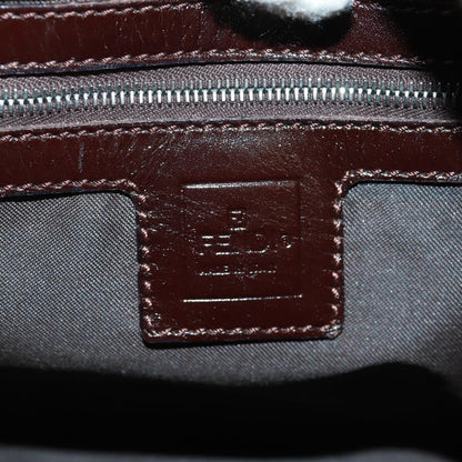 Fendi Mamma Baguette Zucca canvas, BLACK, CANVAS, Shoulder bag