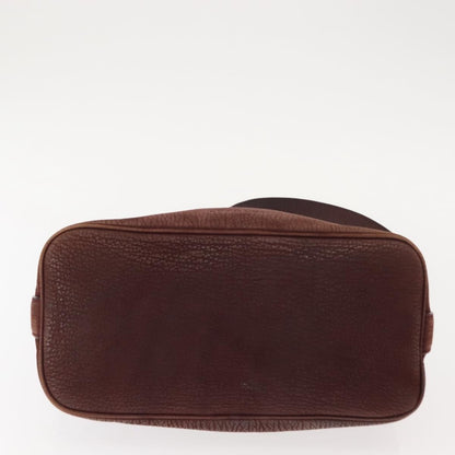 Bvlgari Medallion Frame Shoulder Bag Leather, BROWN, LEATHER, Shoulder bag