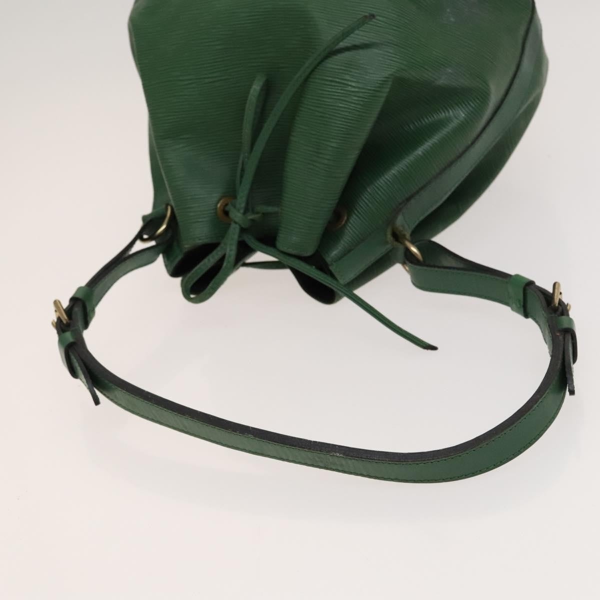 Louis Vuitton Petit Noe Handbag Epi Leather, GREEN, LEATHER, Shoulder bag