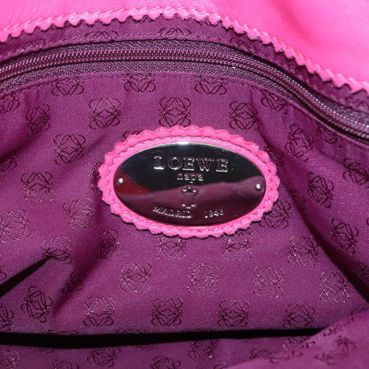 Loewe Anagram Tote Leather, PINK, LEATHER, Tote bag